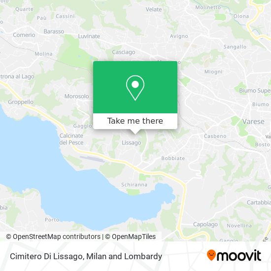 Cimitero Di Lissago map