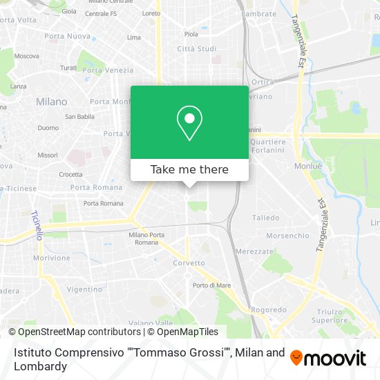 Istituto Comprensivo ""Tommaso Grossi"" map