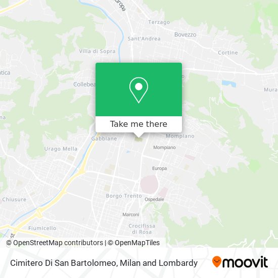 Cimitero Di San Bartolomeo map