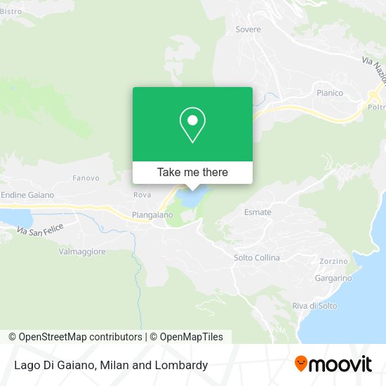 Lago Di Gaiano map