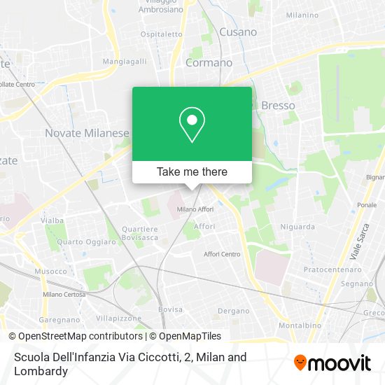 Scuola Dell'Infanzia Via Ciccotti, 2 map