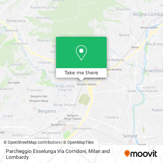 Parcheggio Esselunga Via Corridoni map