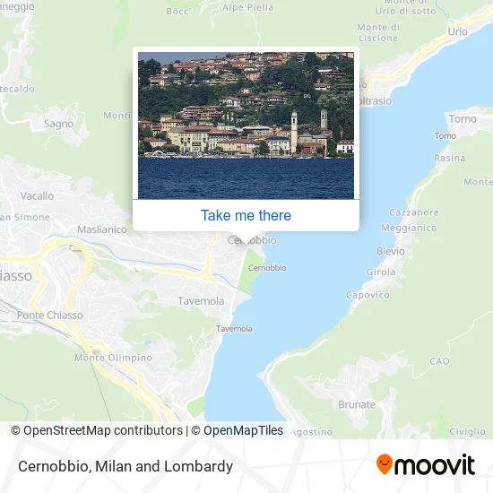 Cernobbio map