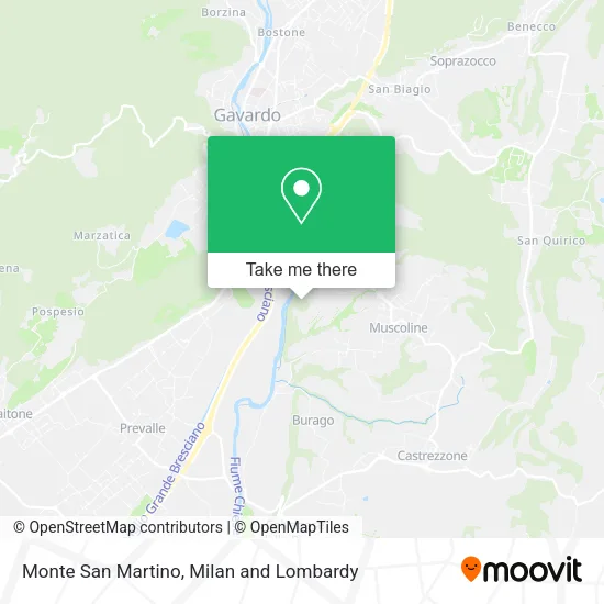 Monte San Martino map