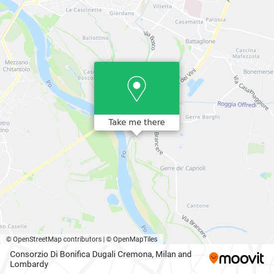 Consorzio Di Bonifica Dugali Cremona map