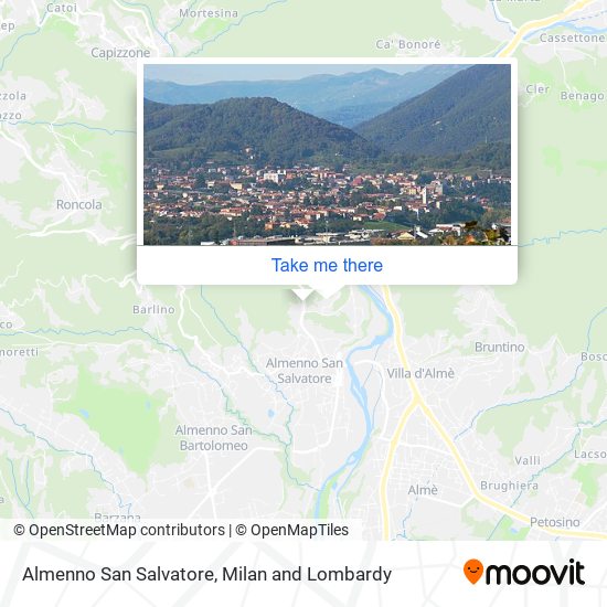 Almenno San Salvatore map
