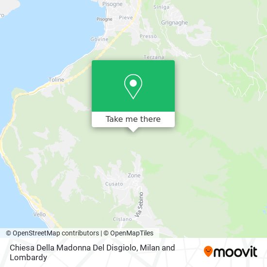 Chiesa Della Madonna Del Disgiolo map