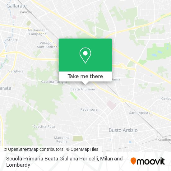 Scuola Primaria Beata Giuliana Puricelli map