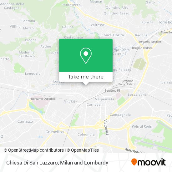Chiesa Di San Lazzaro map