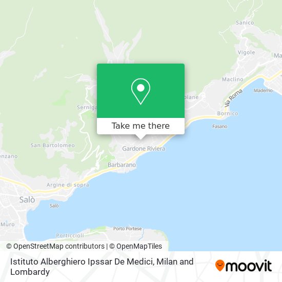 Istituto Alberghiero Ipssar De Medici map