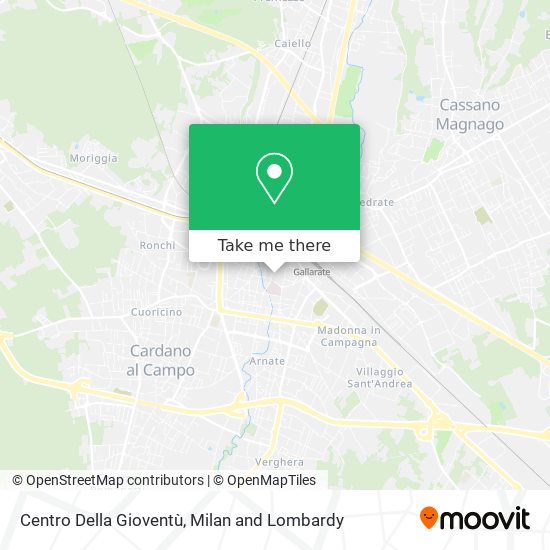Centro Della Gioventù map