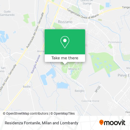 Residenza Fontanile map