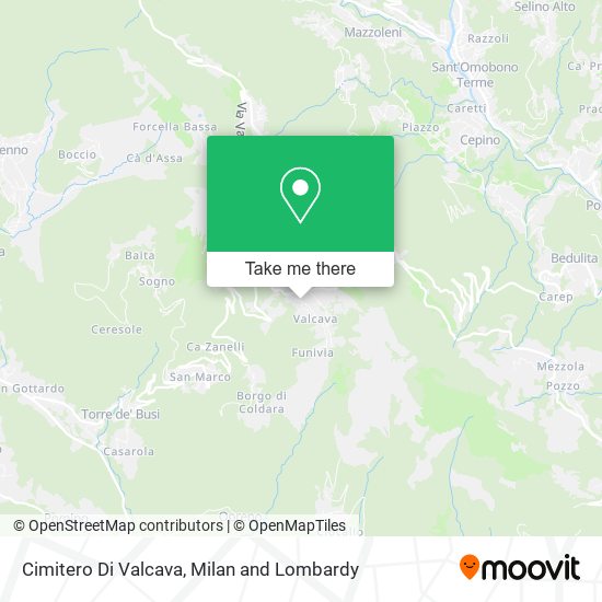Cimitero Di Valcava map