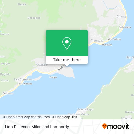 Lido Di Lenno map