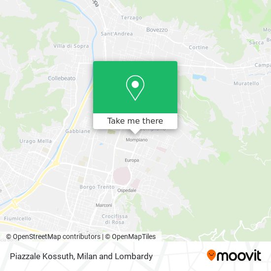 Piazzale Kossuth map