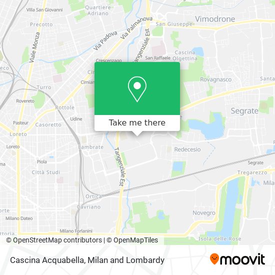 Cascina Acquabella map