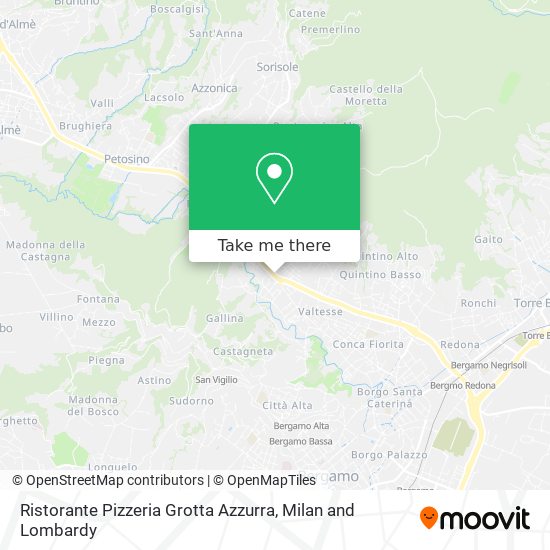Ristorante Pizzeria Grotta Azzurra map