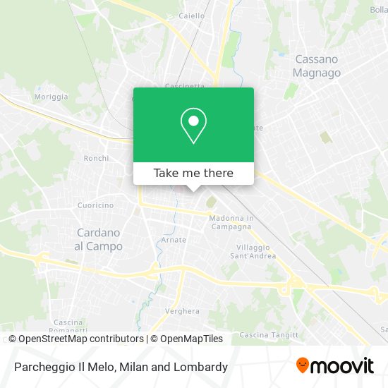 Parcheggio Il Melo map