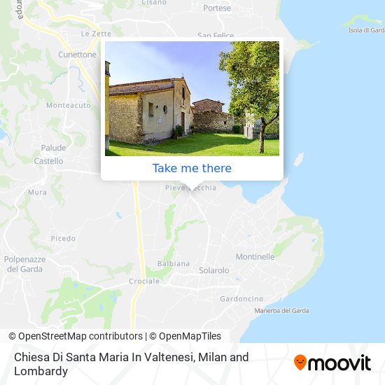 Chiesa Di Santa Maria In Valtenesi map