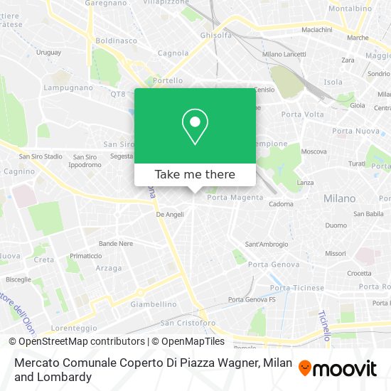 Mercato Comunale Coperto Di Piazza Wagner map