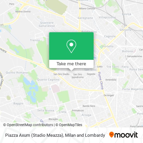Piazza Axum (Stadio Meazza) map