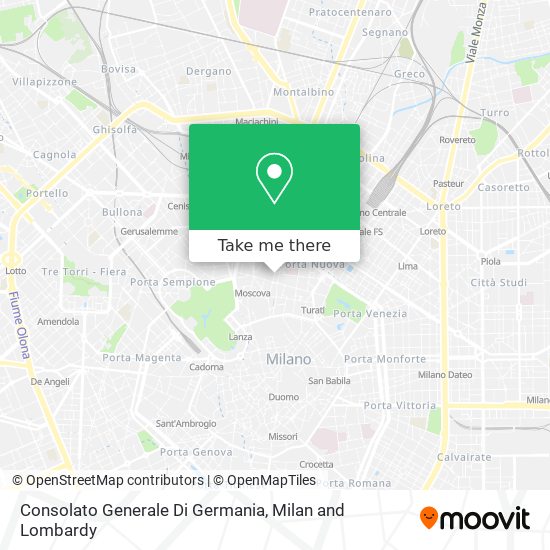Consolato Generale Di Germania map