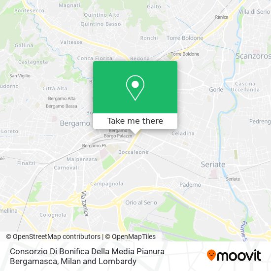 Consorzio Di Bonifica Della Media Pianura Bergamasca map