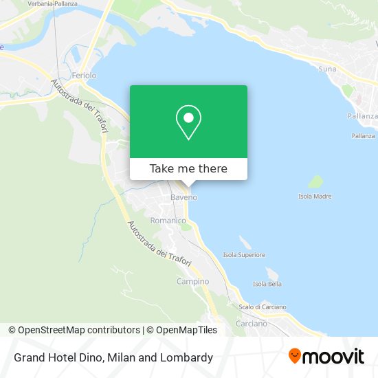 Grand Hotel Dino map