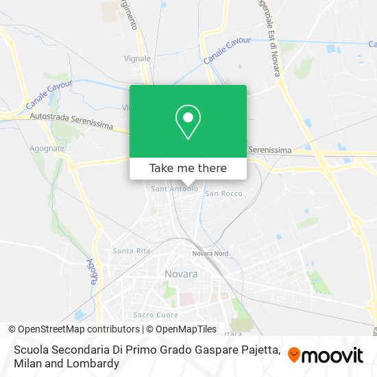 Scuola Secondaria Di Primo Grado Gaspare Pajetta map