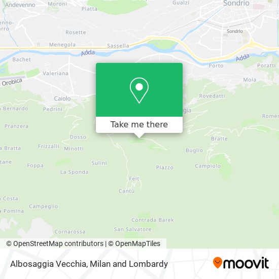 Albosaggia Vecchia map
