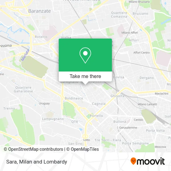 Sara map