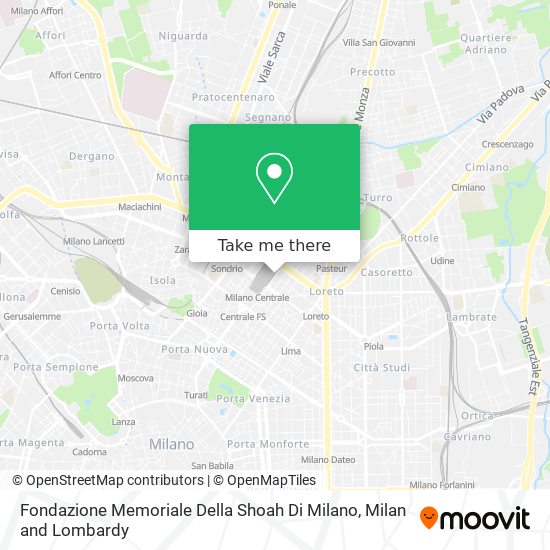 Fondazione Memoriale Della Shoah Di Milano map