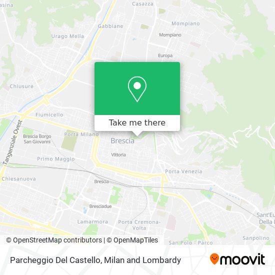 Parcheggio Del Castello map