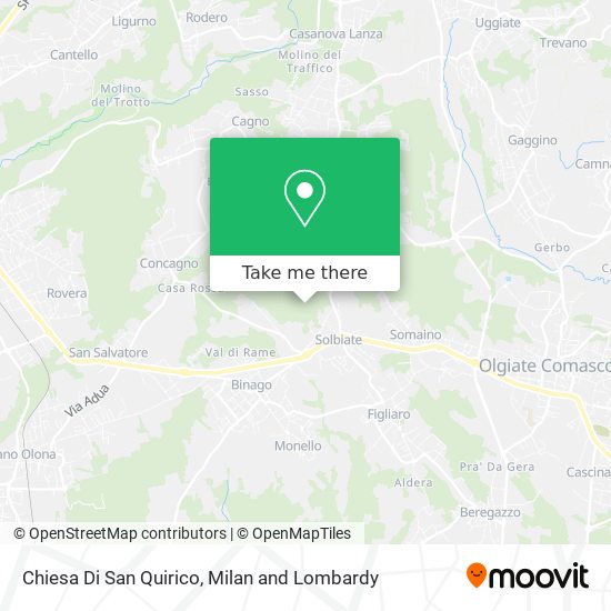 Chiesa Di San Quirico map