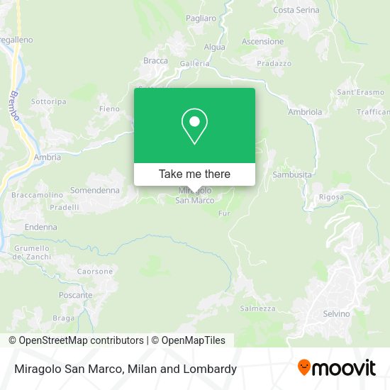 Miragolo San Marco map