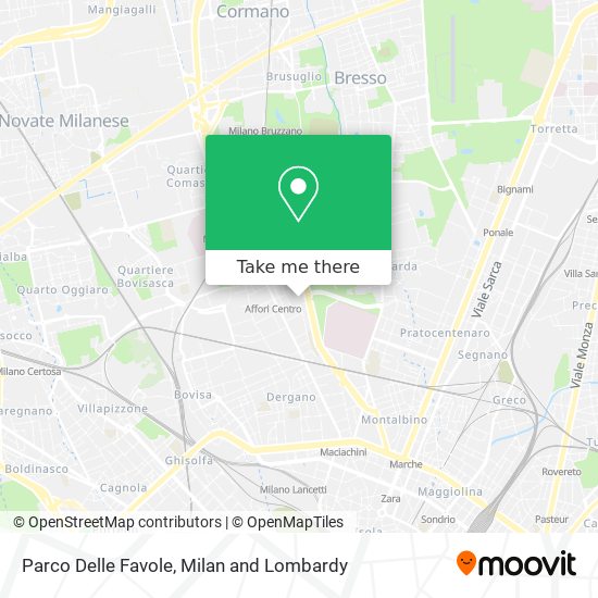 Parco Delle Favole map