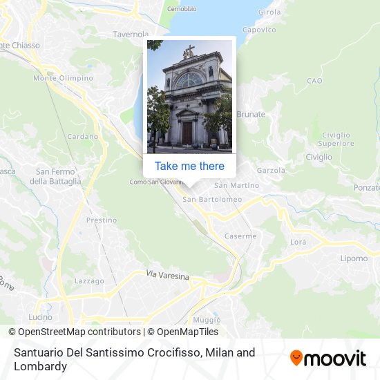 Santuario Del Santissimo Crocifisso map