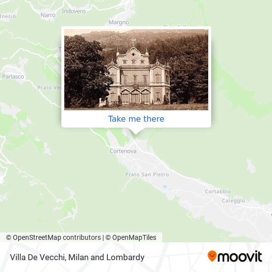 Villa De Vecchi map