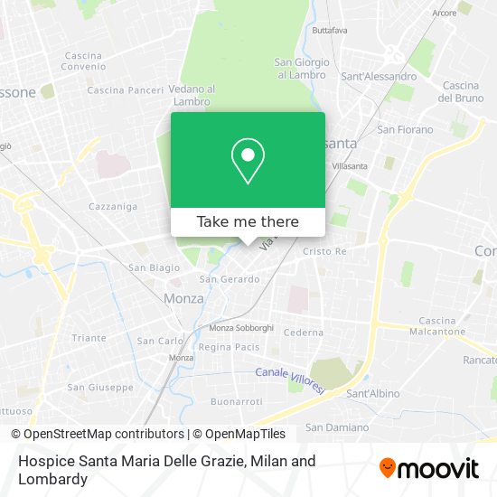 Hospice Santa Maria Delle Grazie map