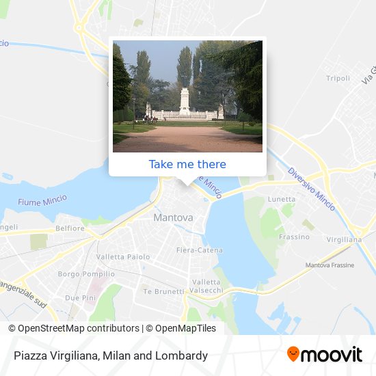 Piazza Virgiliana map