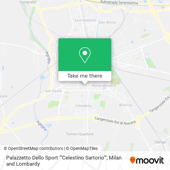 Palazzetto Dello Sport ""Celestino Sartorio"" map