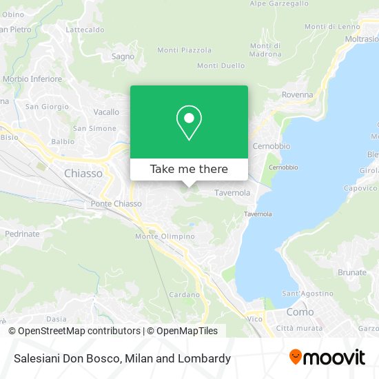 Salesiani Don Bosco map