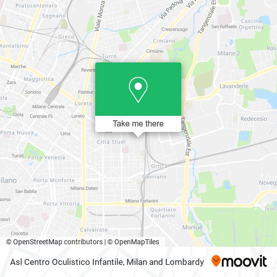 Asl Centro Oculistico Infantile map