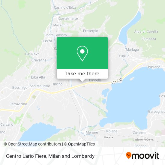 Centro Lario Fiere map