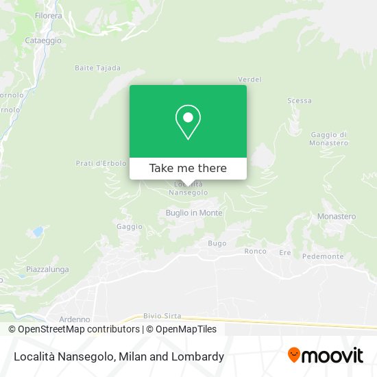 Località Nansegolo map
