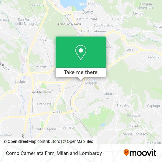 Como Camerlata Fnm map