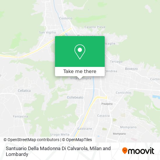 Santuario Della Madonna Di Calvarola map