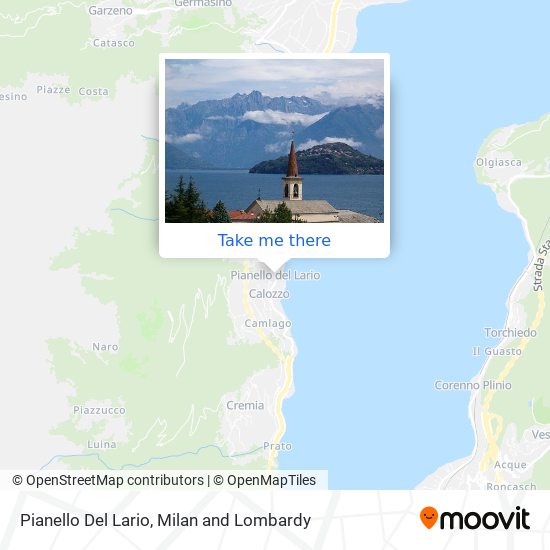 Pianello Del Lario map