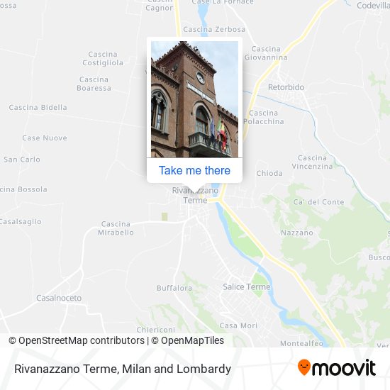 Rivanazzano Terme map