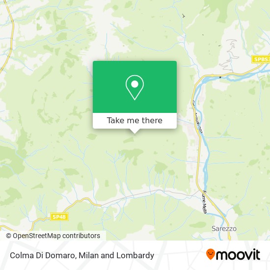 Colma Di Domaro map